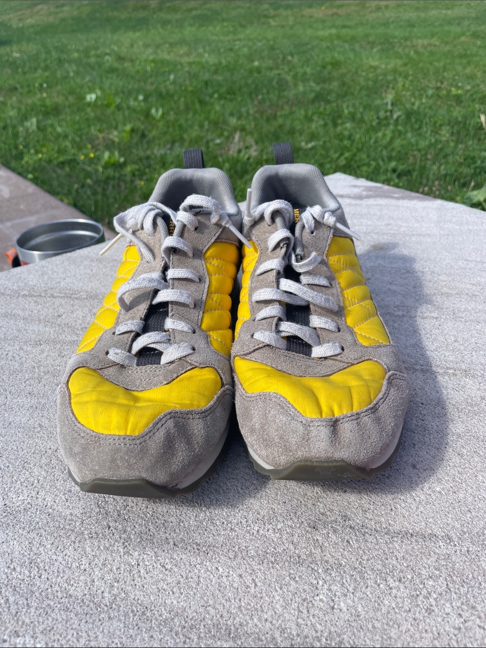Merrell Men's Athletic Sneakers - Yellow and Gray